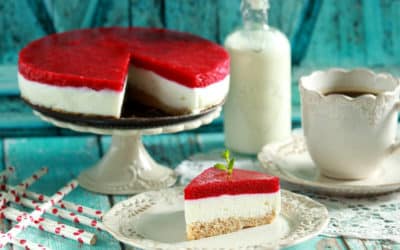 Málnás túró torta (paleo)